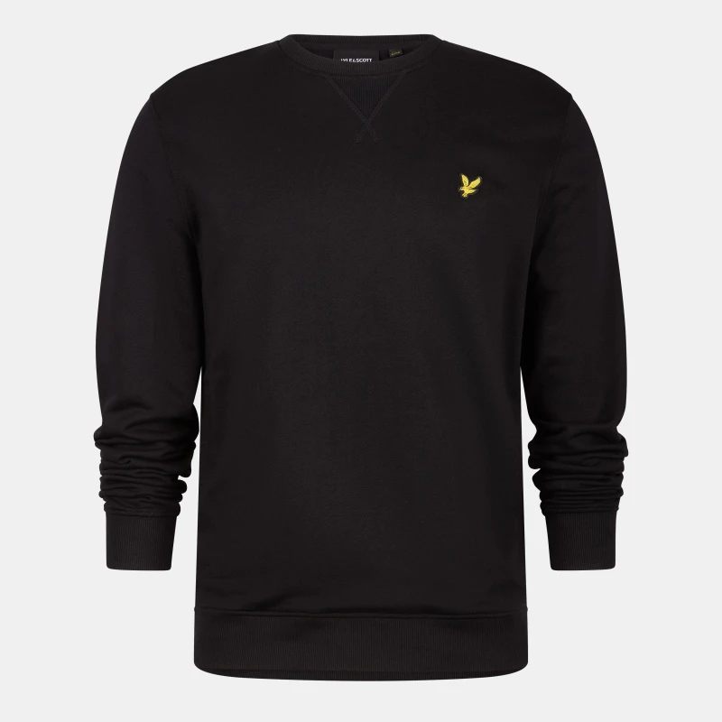 Image of Lyle & Scott Logo Sweatshirt Jet Black S