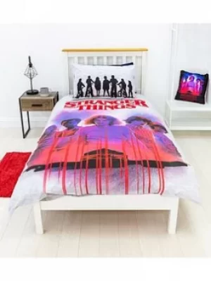 Image of Stranger Things Dark Side Duvet Set Single (Panel)