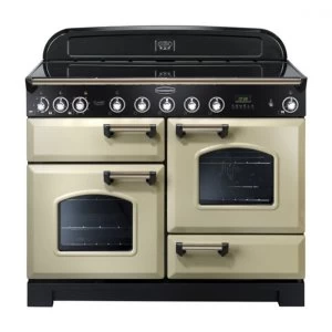 Image of Rangemaster CDL110EICRB Classic Deluxe 110cm Induction Range Cooker Cream-B