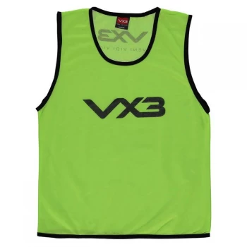 image of VX-3 Hi Viz Mesh Training Bibs Junior - Flrscnt Green