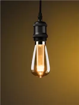 Image of KnightsBridge LUNA 230V 3W ES LED ST64 Retro Lamp 1800K