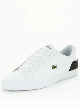 Image of Lacoste Lerond 0121 1 Cma Trainer - White/Black, Size 10, Men