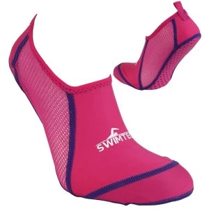 image of SwimTech Pool Socks Pink - UK Size 5-7