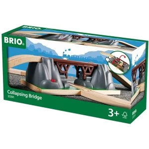 image of BRIO World - Collapsing Bridge Playset