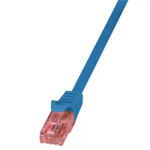 image of LogiLink CQ3062S networking cable Blue 3m Cat6a S/FTP (S-STP)