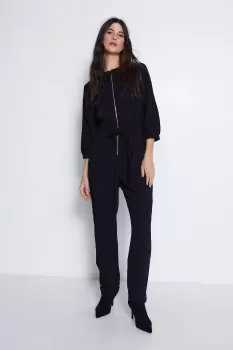 Image of Zip Front Jumpsuit
