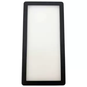 Image of 5x MATT BLACK Ultra-Slim Rectangle Under Cabinet Kitchen Light & Driver Kit - Natural White Diffused LED