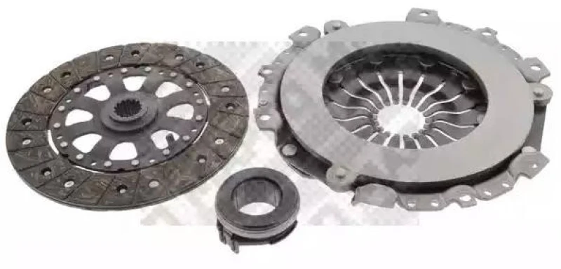 Image of MAPCO 10657 Clutch with clutch release bearing, three Piece Clutch Kit (479)