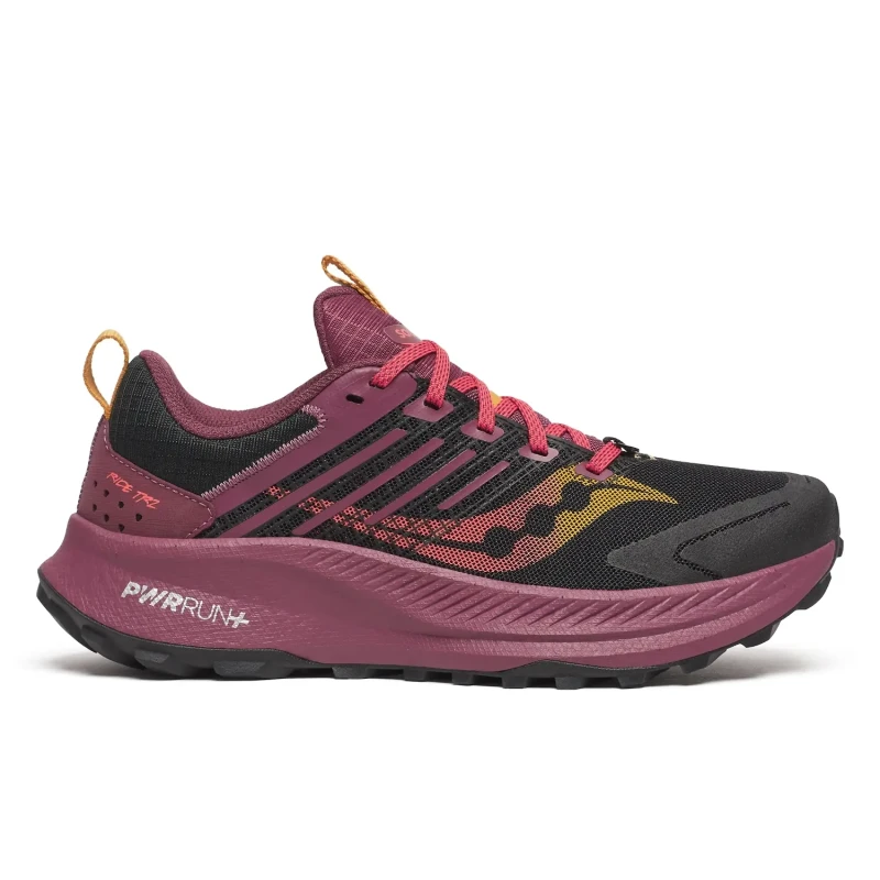 Image of Womens running shoes Saucony Ride TR2 Noir Female 38