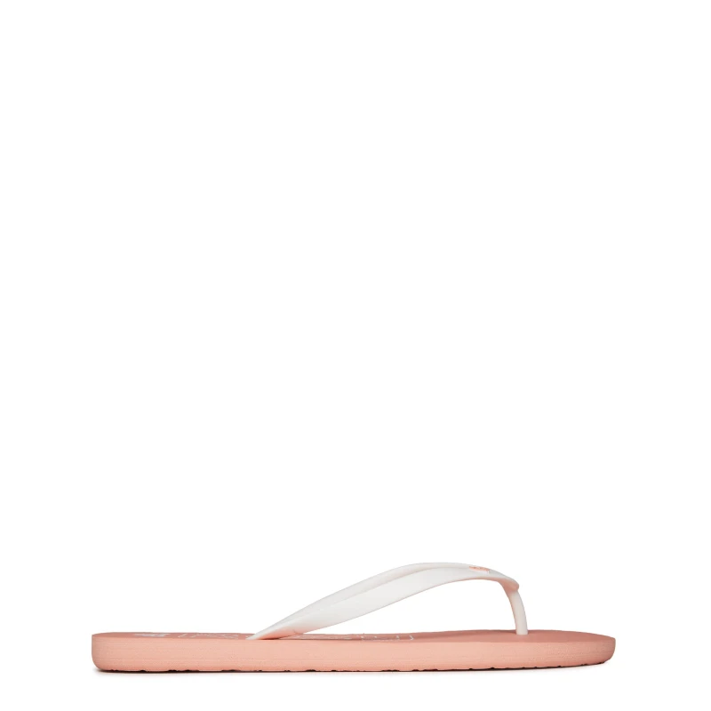 Image of Roxy Floral Flip-Flops Womens - Pink Pink 3