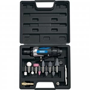 Image of Draper DAT AGK Air Die Grinder and 15 Piece Accessory Kit