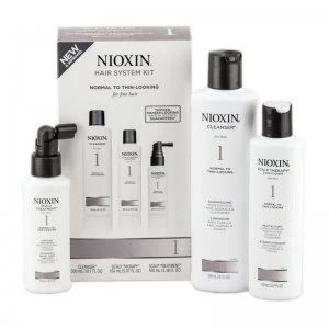 image of Nioxin 3 Part System Kit No 1 For Fine Hair