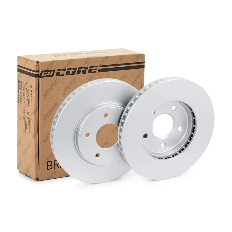 Image of goCORE GCH20829 Brake disc Front Axle, Vented, Cast Iron, High-carbon, without wheel studs Cast Iron Brake Disc (82)