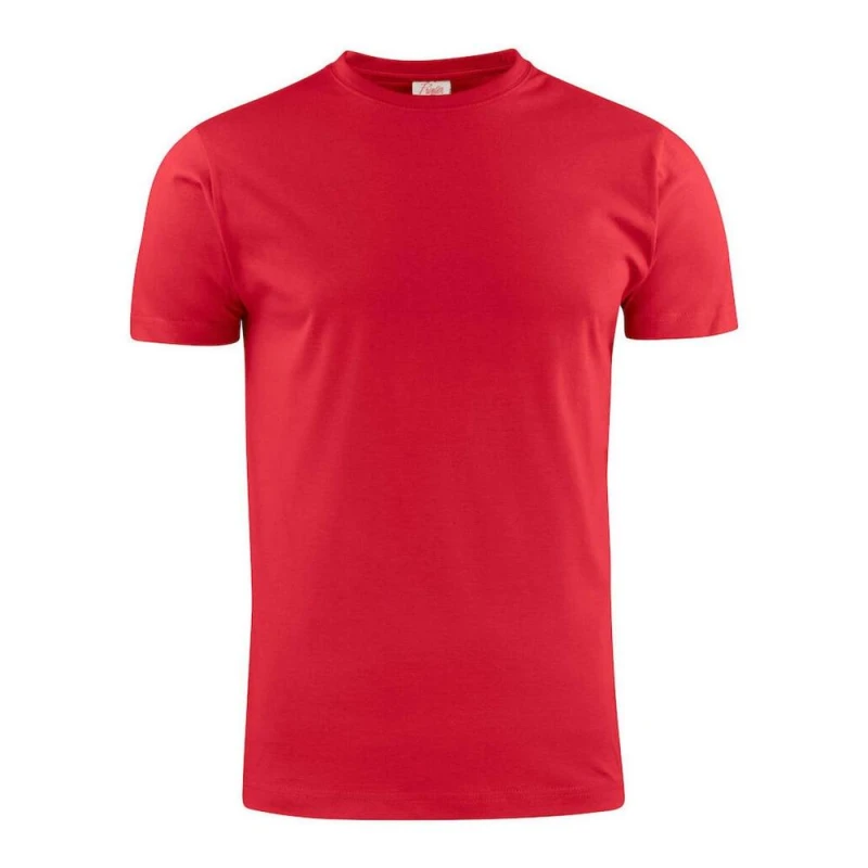 Image of Printer Mens Heavier Pro T-Shirt in Red Size: Small Red Male S