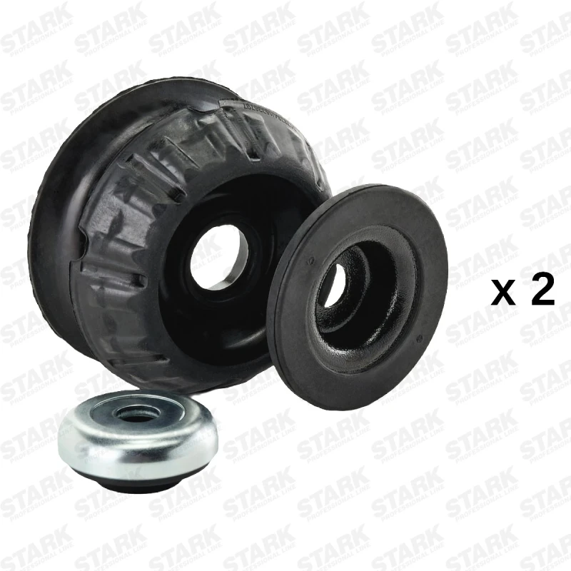 Image of STARK SKSS-0671102 Top strut mount Front Axle, with rolling bearing Suspension Strut Support Bearing (1180)