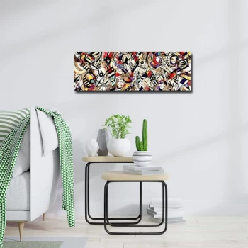 Image of 3090ABSC - 007 Multicolor Decorative Canvas Painting