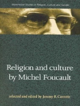 Image of Religion and Culture by Michel Foucault and Jeremy R Carrette Paperback