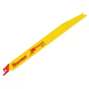 image of Starrett BT910-5 Bi-Metal Reciprocating Blade, Tapered 228mm 10 TPI (Pack 5)