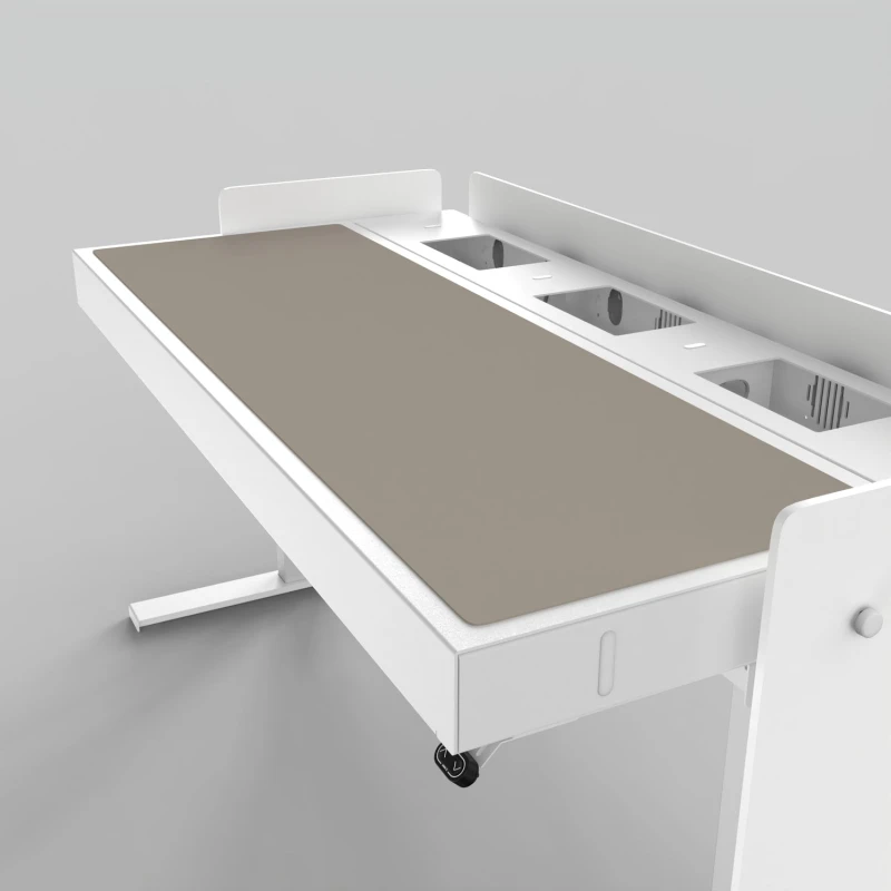 Image of Heckler Design H902-4011 desk pad Linoleum Taupe