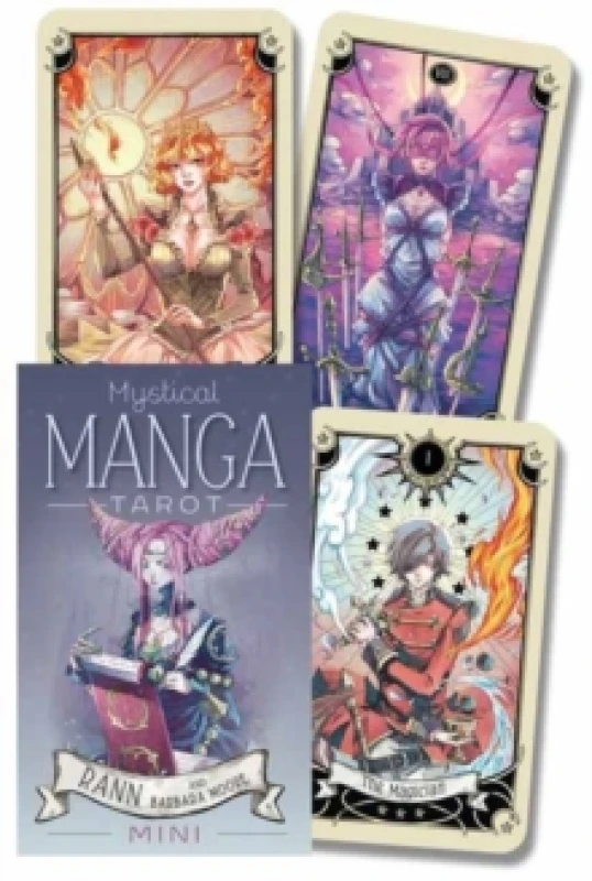 Image of Mystical Manga Tarot Mini Deck. Cards. By Barbara Moore, Rann Books