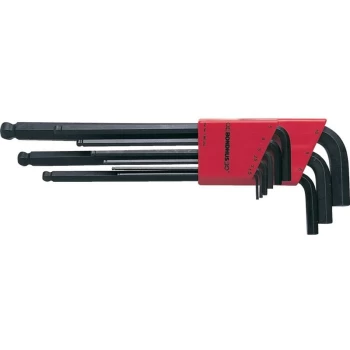 Image of BLX9 Hexagon Ball End Key/L -Wrench Set 1.5MM - 10MM (9 Piece) - Bondhus