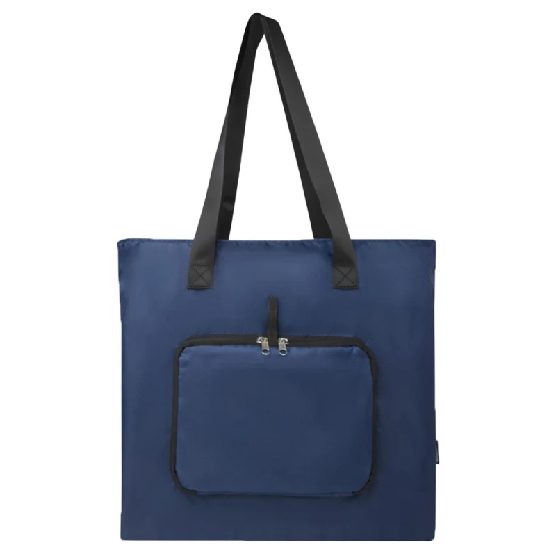Image of Floso Womens RPET Foldable 16L Tote Bag in Navy Navy Female One Size