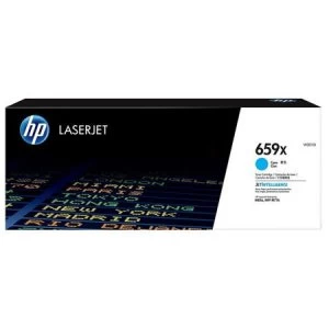 Image of HP 659X Cyan Laser Toner Ink Cartridge