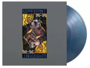 Image of Warrant Dog Eat Dog - Blue & Red Marbled Vinyl 2023 UK vinyl LP MOVLP3139