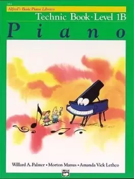 Image of Alfred's Basic Piano Library Technic Book 1B by Willard A Palmer