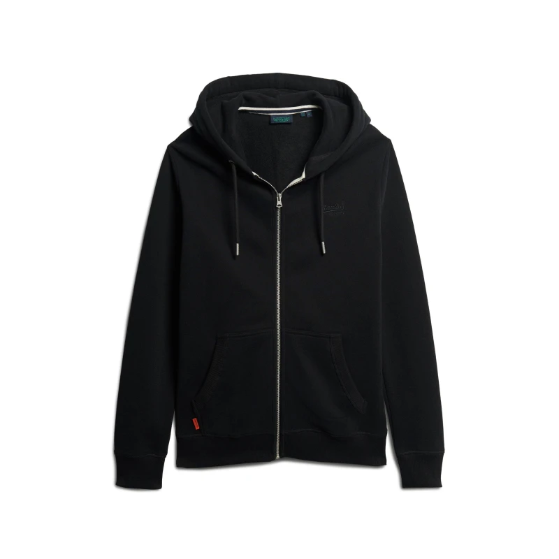 Image of Superdry Basic Zip Hoodie - Black XL