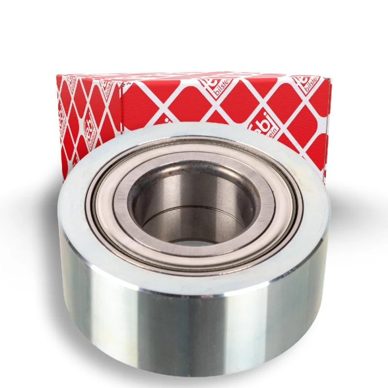Image of FEBI BILSTEIN 27349 Tensioner Pulley Metal Tensioner Pulley,v-ribbed belt (310)