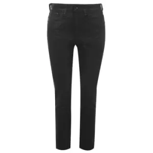 Rag and Bone Nina High Rise Coated Jeans - Black