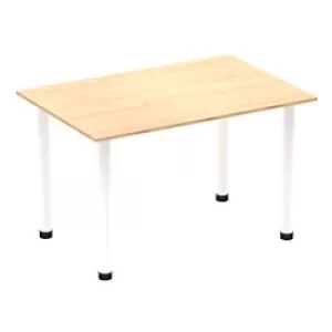 Image of Dynamic Ergonomic Desk Evolve IPLST12MPEW Rectangular MFC 1400 mm x 800 mm x 730 mm Maple