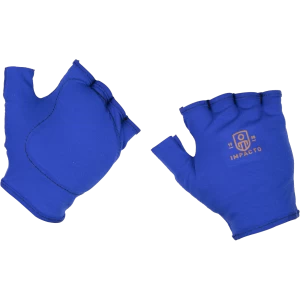 image of Sealey Anti Vibration Fingerless Gloves Blue L