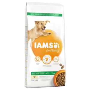 image of Iams Vitality Large Adult Fresh Chicken Dog Food 12kg