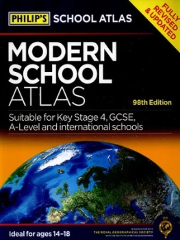 Image of Philips Modern School Atlas by Royal Geographical Society Paperback