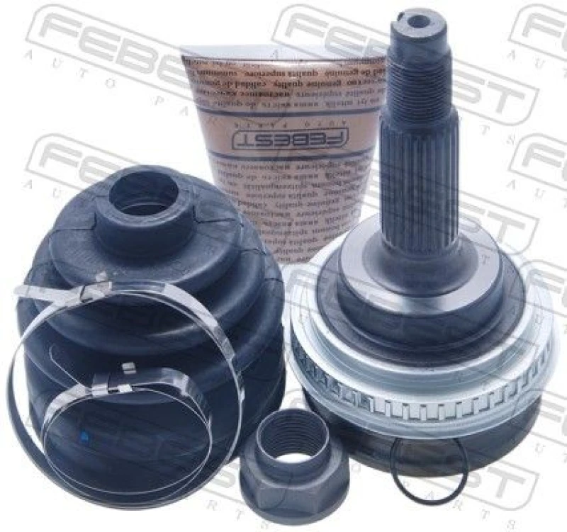 Image of FEBEST 0110-010A48 Joint, drive shaft Front Axle, with ABS sensor ring Joint,drive shaft (236)