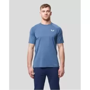 Image of CASTORE Castore Sportswear Active Aero Mens T-Shirt - Blue
