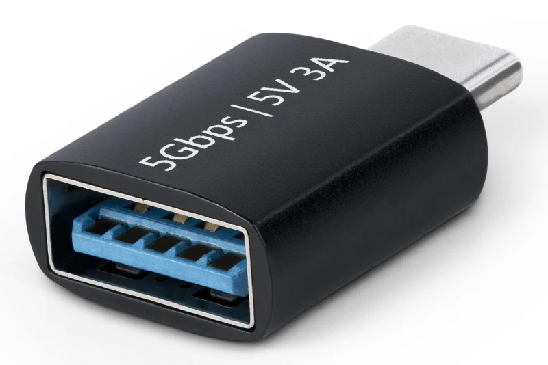 Image of StarTech.com StarTech.com USB-C to USB-A Adapter, USB 5Gbps, Compact USB-C Male to USB-A Female Adapter, Durable Metal Housing, M/F USB31CAADGCP