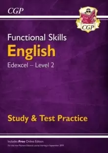 Image of Functional Skills English: Edexcel Level 2 - Study & Test Practice
