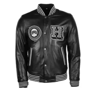 Image of Helstons College Cuir Rag Black M