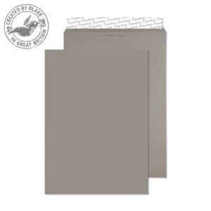 image of Blake Creative Colour C4 120gm2 Peel and Seal Pocket Envelopes Storm