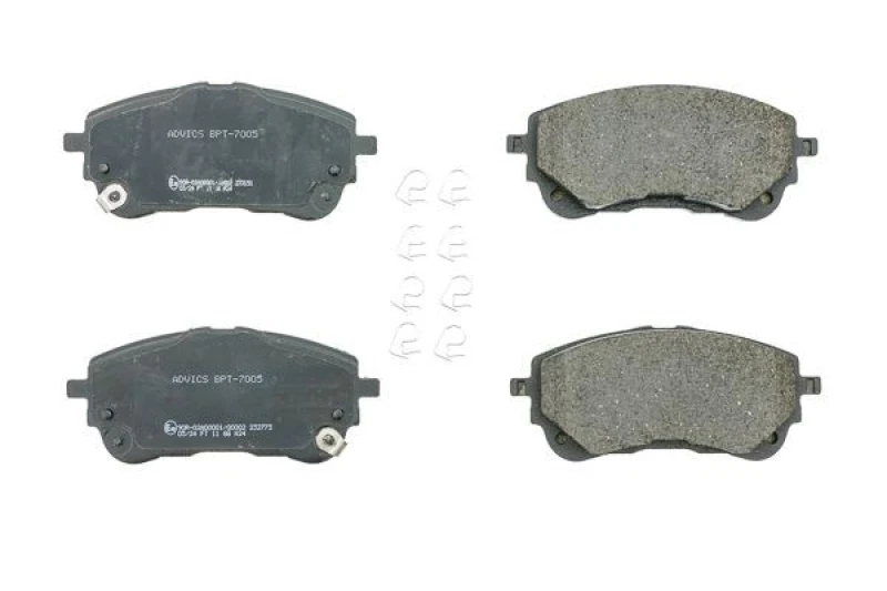Image of AISIN Brake pad set AISIN BPT-7005