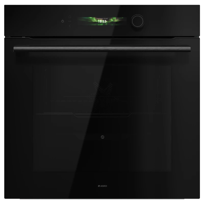 Image of Asko OTP56BGH Pyrolytic Multifunction Single Oven - BLACK OTP56BGH