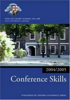 Image of Conference Skills by Inns of Court School of Law Paperback