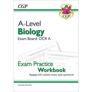 Image of New A-Level Biology: OCR A Year 1 & 2 Exam Practice Workbook - includes Answers Paperback / softback 2018