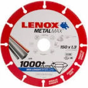 image of Lenox MetalMax Diamond Metal Cutting Disc 150mm