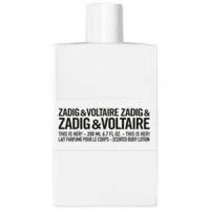 image of Zadig & Voltaire This Is Her Body Lotion Women 200ml