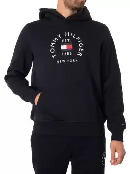 Image of Hilfiger Flag Arch Pullover Hoodie