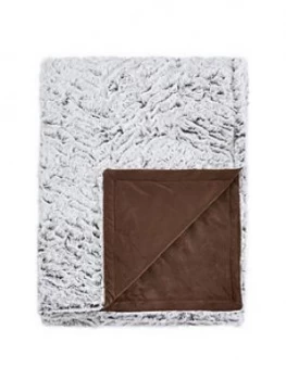 Image of Catherine Lansfield Faux Fur Wolf Throw